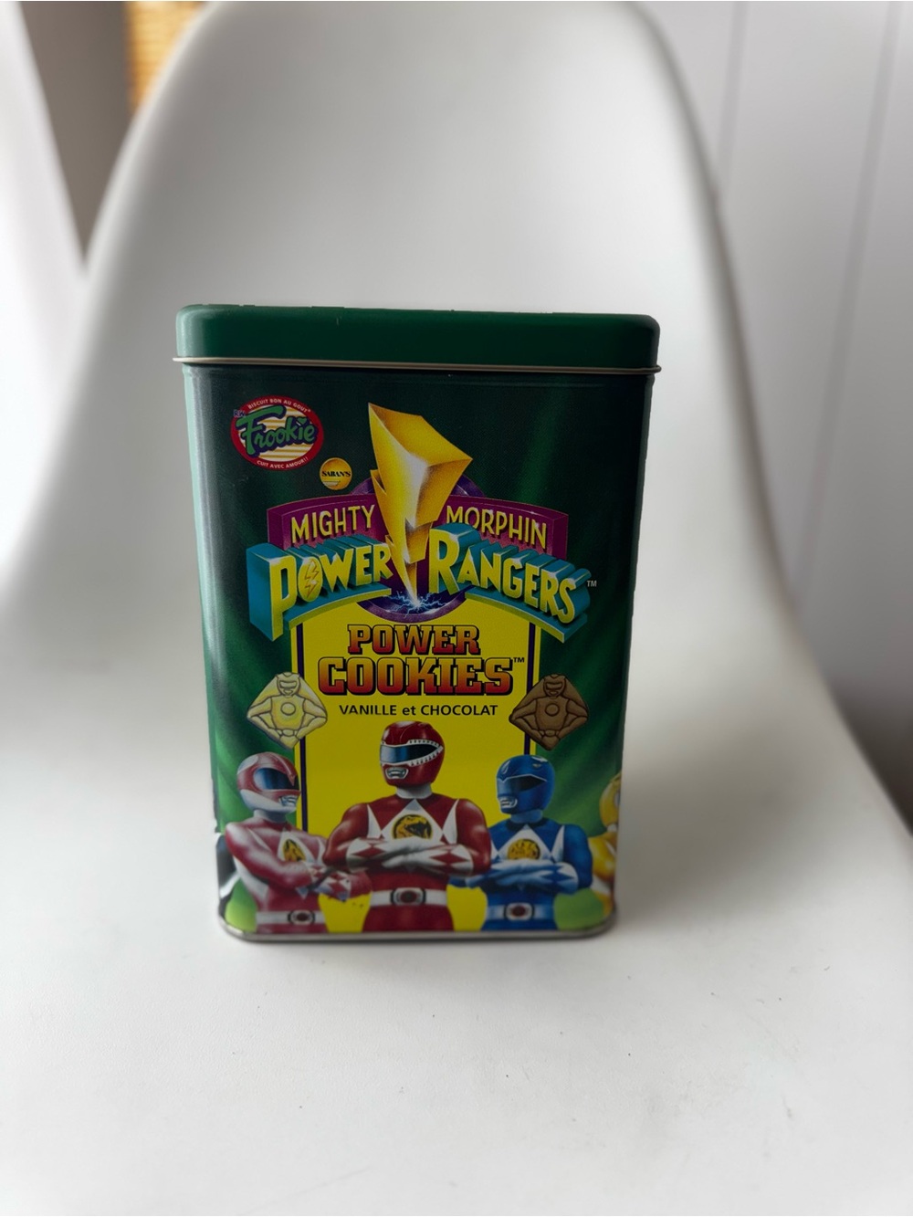 Mighty Morphin Power Rangers Frookie Power Cookies Vintage 90’s Empty